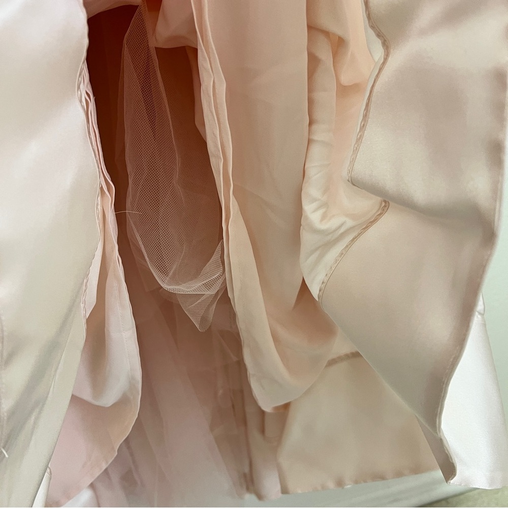 $769 NWT For Love & Lemons “Nara” Pink Tulle Dress Gown Wedding Sz Large - Picture 11 of 13